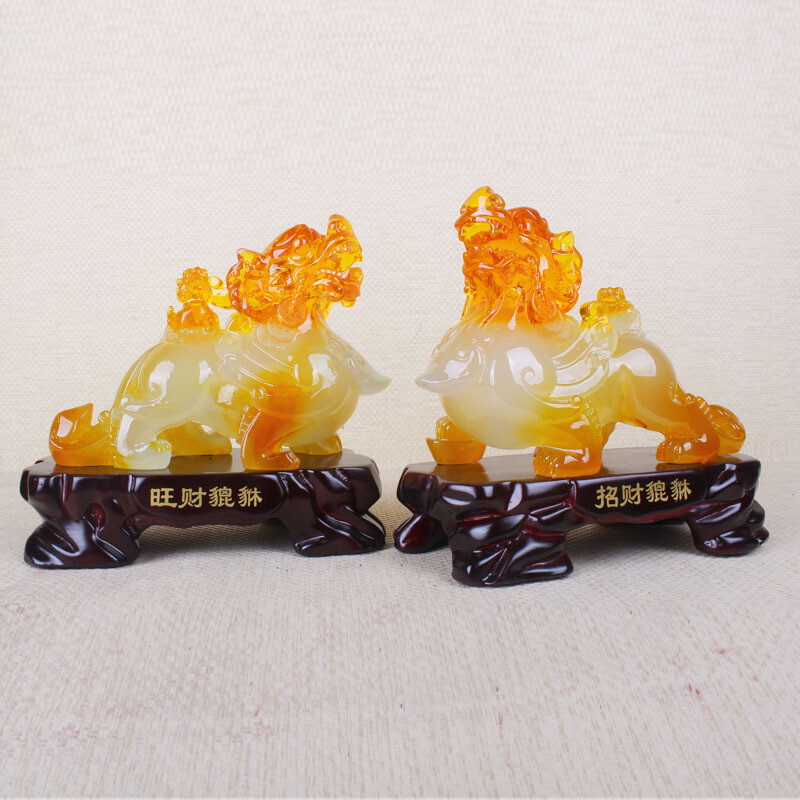 6月新款 精品蜜蠟對工藝品擺件 高端產品! XA07 43*11*20