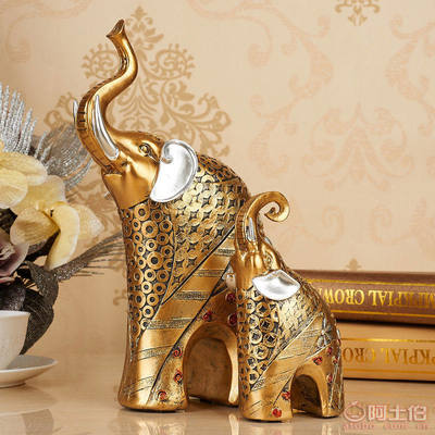 【成德居樹脂工藝品歐式家居大象客廳裝飾品酒柜擺設結婚禮物】義烏市昂特工藝品廠 - 產品庫