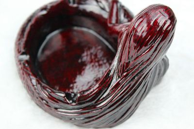 9.9元店專批廠家直銷仿紅木美人魚煙缸 樹脂煙灰缸擺件十元店貨源