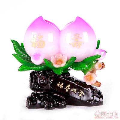 福壽雙全，仿玉臻品 聯友樹脂工藝品的家居裝飾藝術